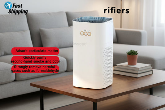 ✨ Purifica la tua casa in modo intelligente
Il Purificatore d’Aria HEPA con Ioni Negativi combina tecnologia avanzata e design elegante per migliorare la qualità dell’aria nella tua casa. Perfetto per chi soffre di allergie, fumo, odori, polvere e PM2.5,